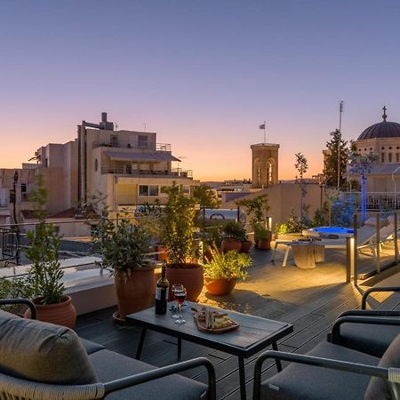 Meno Suite With Private Terrace - Jaccuzzi, Acropolis View Athene Buitenkant foto