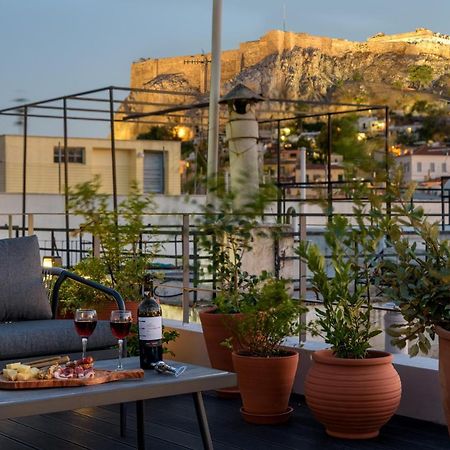 Meno Suite With Private Terrace - Jaccuzzi, Acropolis View Athene Buitenkant foto